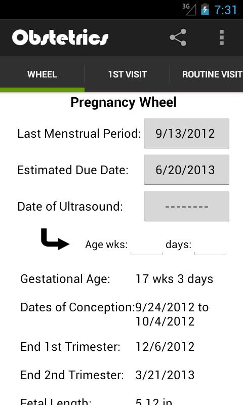 Obstetrics (+ Pregnancy Wheel) 3.01