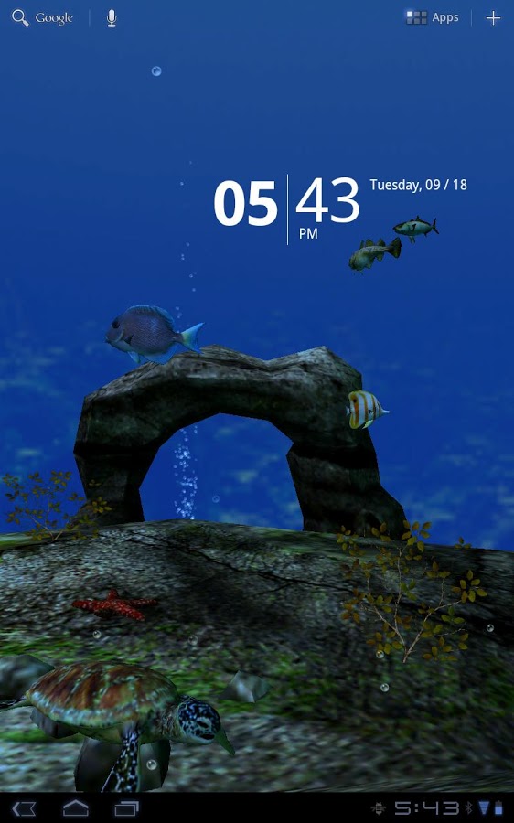 Ocean Aquarium 3D Wallpaper 1.0