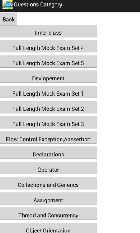 OCPJP/SCJP6 Mock Exam 800 Qns 2.1