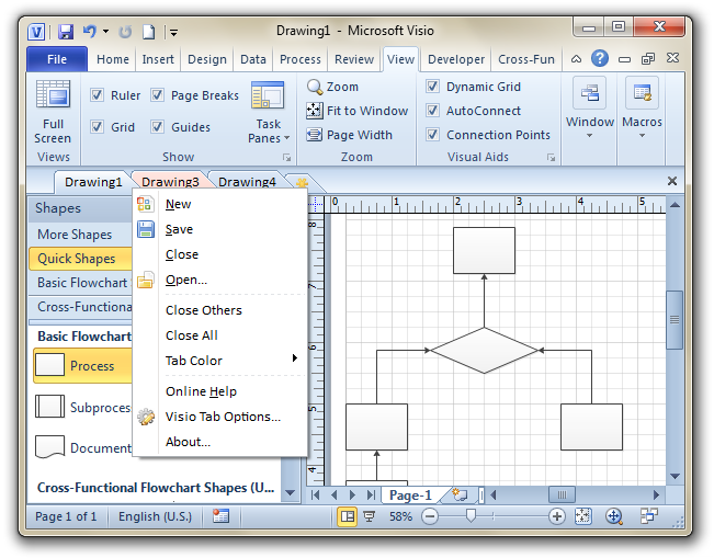 Office Tab for Visio 3.0.24