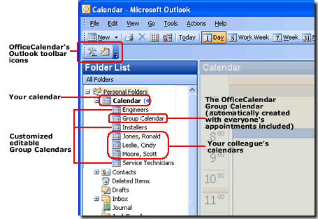 OfficeCalendar for Microsoft Outlook 1.0