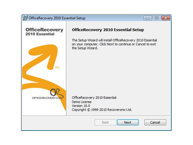 OfficeRecovery Essential 2010.1013