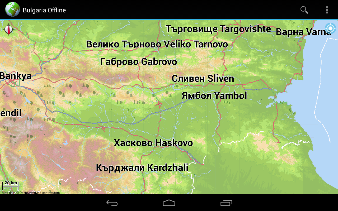 Offline Map: Bulgaria 3.8