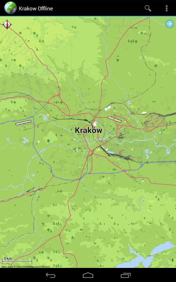 Offline Map: Krakow, Poland 3.8