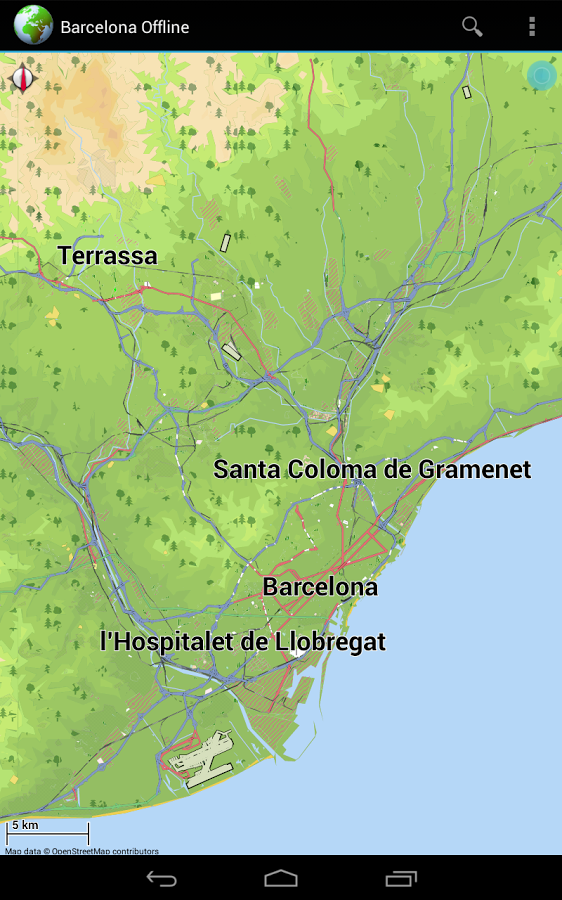 Offline Map Barcelona, Spain 3.8