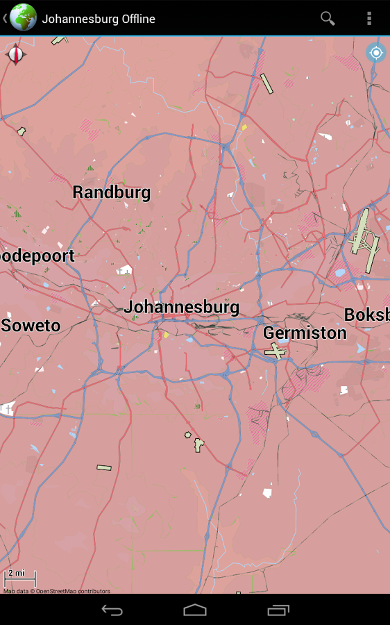 Offline Map Johannesburg, SA 3.8