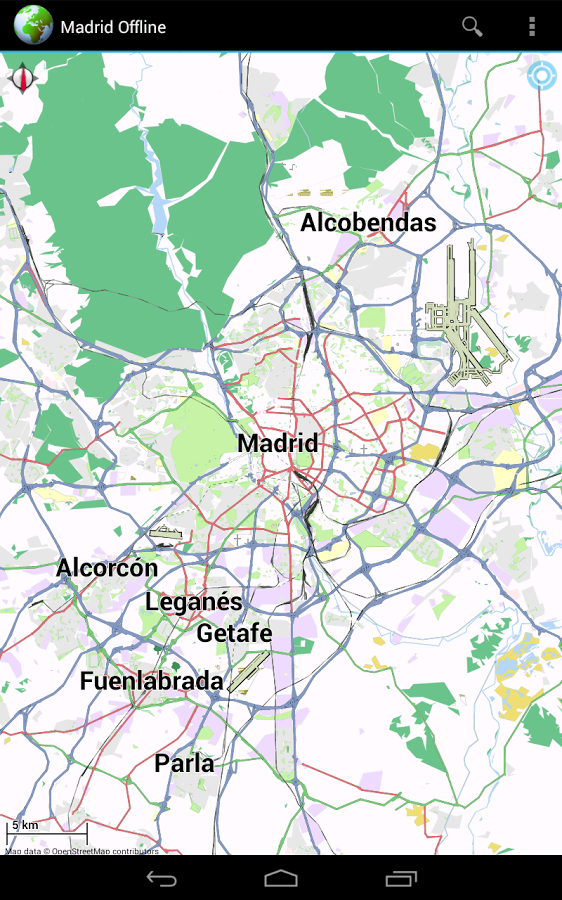 Offline Map Madrid 3.8