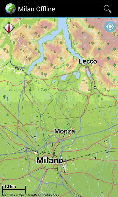 Offline Map Milan / Lake Como 3.7