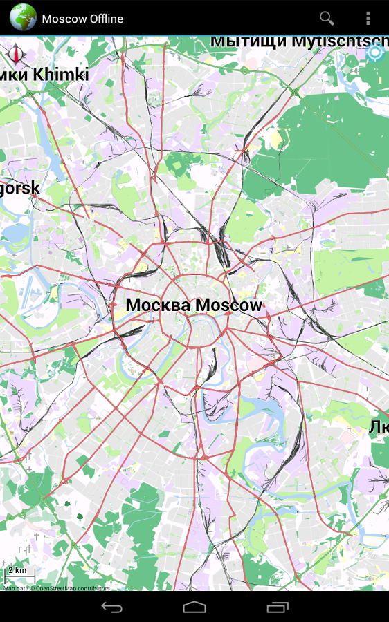 Offline Map Moscow, Russia 3.8