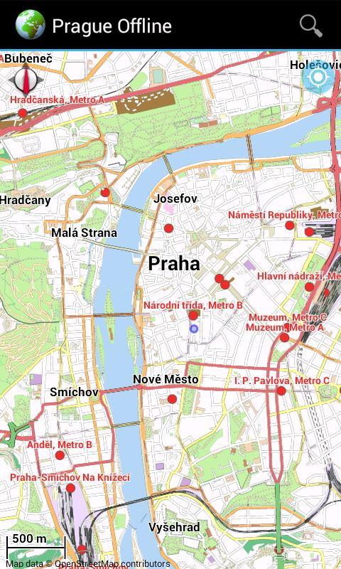 Offline Map Prague 3.7
