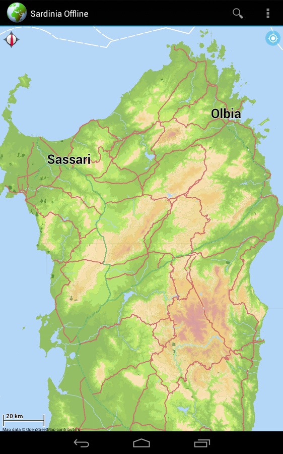 Offline Map Sardinia, Italy 3.8