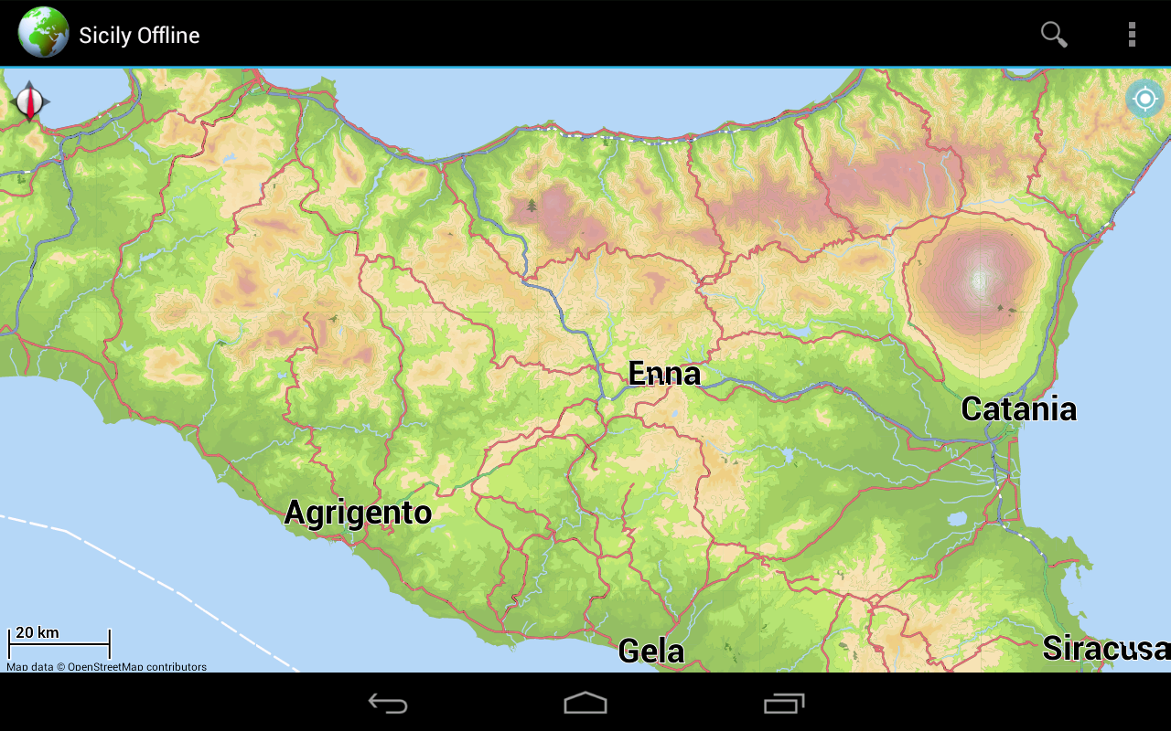 Offline Map Sicily, Italy 3.8
