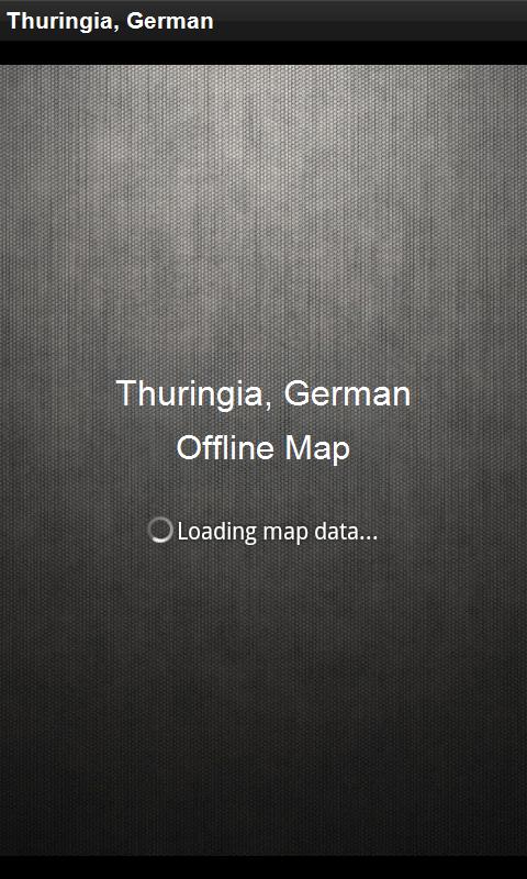 Offline Map Thuringia, German 1.1