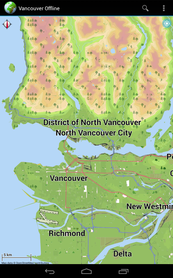Offline Map Vancouver, Canada 3.8