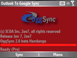 OggSync Freeware 2.0beta 