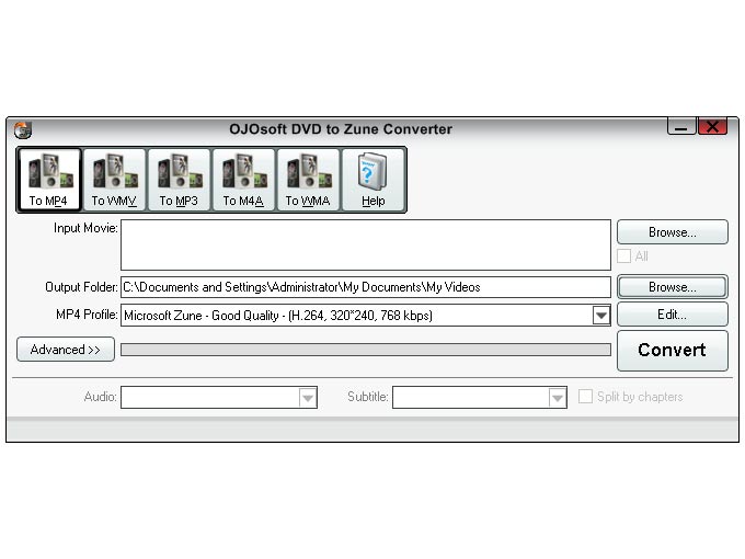 OJOsoft DVD to Zune Converter 2.7.3