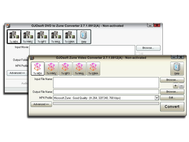 OJOsoft DVD Zune Converter Suite 2.7.6