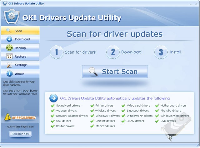 OKI Drivers Update Utility 3.3