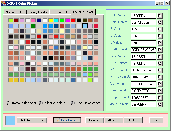 OKSoft Color Picker 1.20