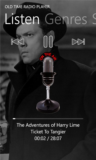 Old Time Radio Player 1.1.0.0
