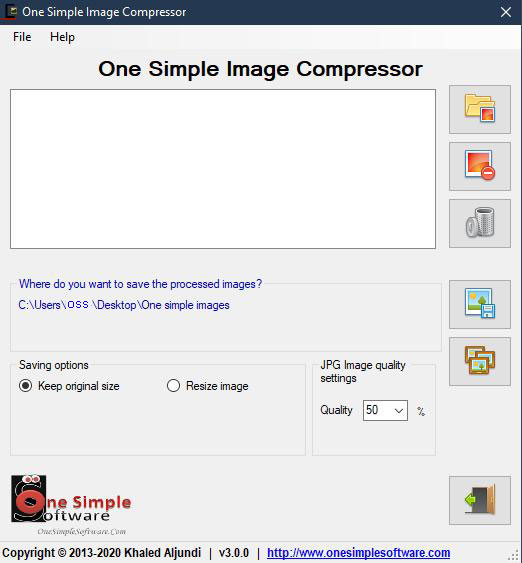 One Simple Image Compressor 3.0.0