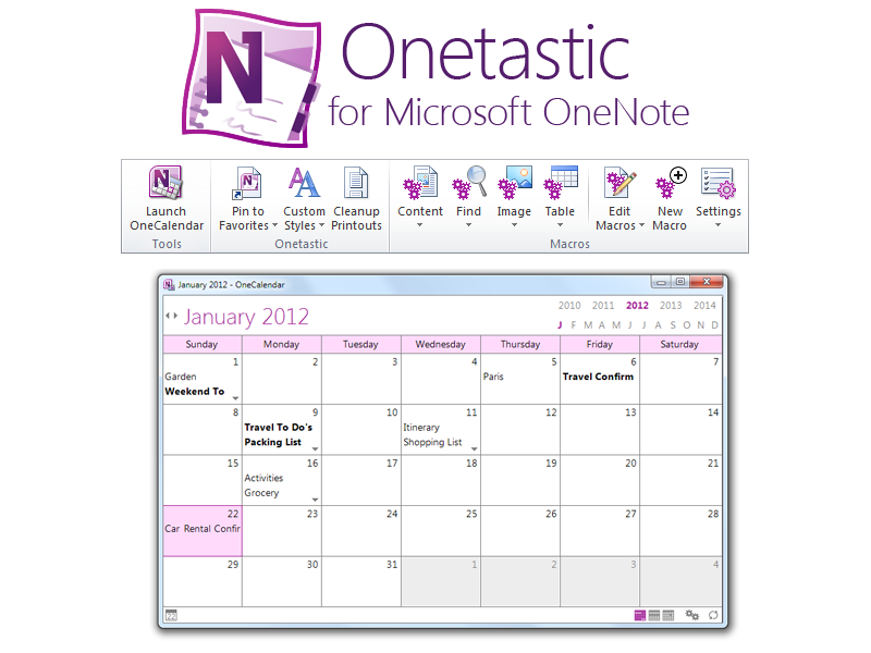 Onetastic for Microsoft OneNote 64bit 2.0.0