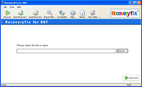 Open and BKF Recovery Tool 4.02.01