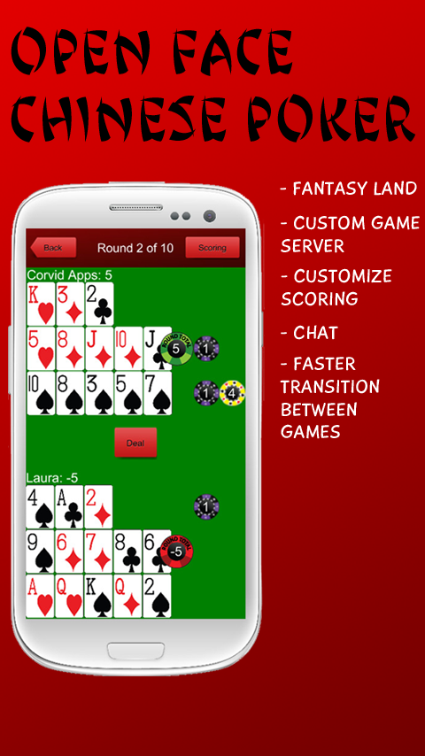 Open Face Chinese Poker 1.16