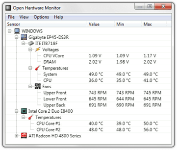 Open Hardware Monitor 0.3.2 Beta 1.0