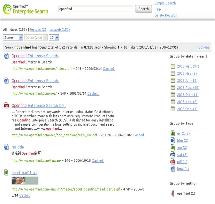 Openfind Enterprise Search 2.1