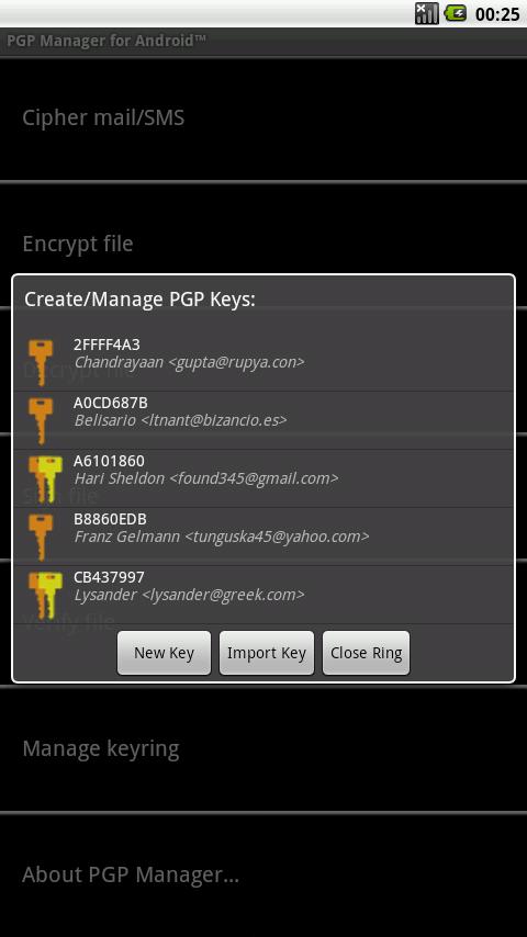 OpenPGP Manager 1.44