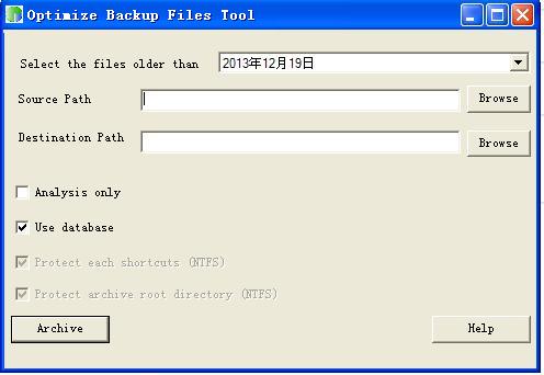 Optimize Backup Files Tool 1.5.0