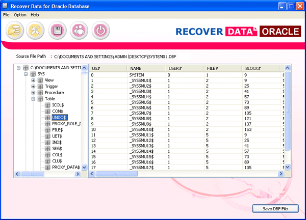 Oracle Database Recovery 2.1