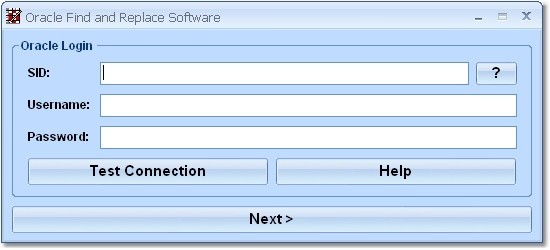 Oracle Find and Replace Software 7.0