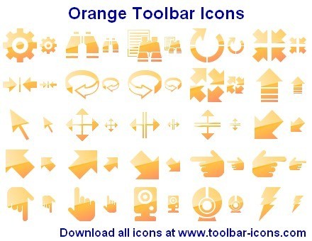 Orange Toolbar Icons 2012.2