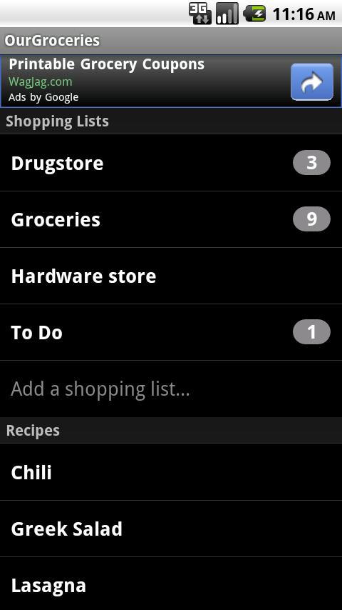 OurGroceries Key 1.0.1