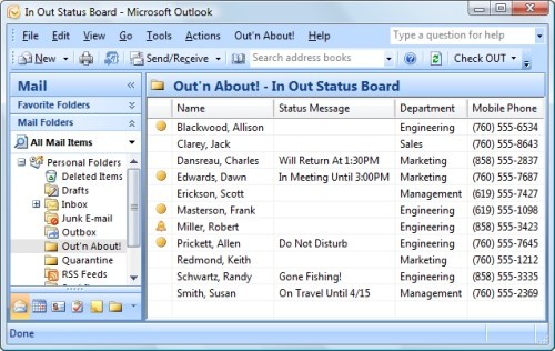 Out n About! for Outlook 2.2