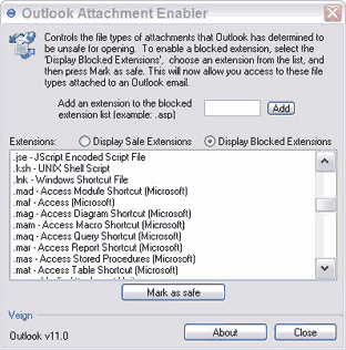 Outlook Attachment Enabler 1.0.0.2