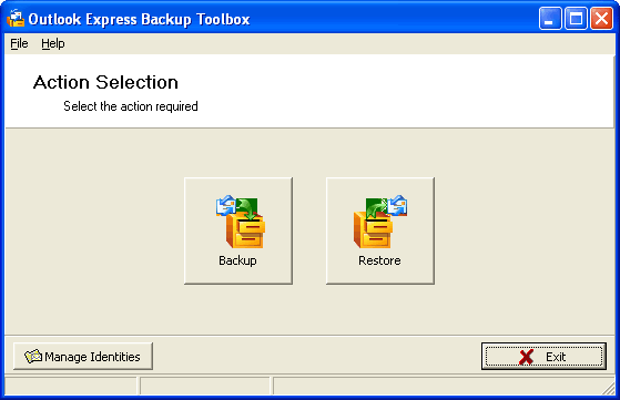 Outlook Express Backup Toolbox 1.1.17