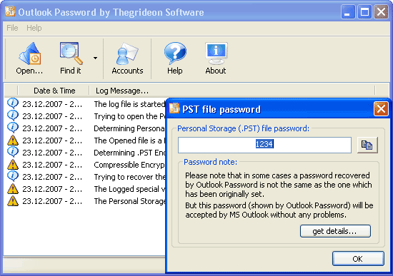 Outlook Password (TSOP) 3.0