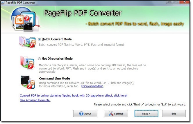 PageFlip PDF Converter(freeware) 1.0