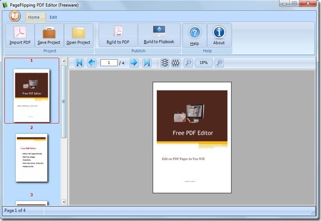 PageFlipping PDF Editor 1.0