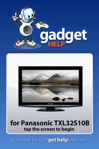 Panasonic TXL32S10B Gadget Hel 1.0