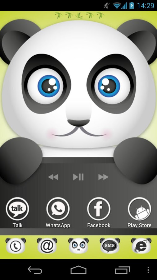 Panda Theme GO Launcher 1.0