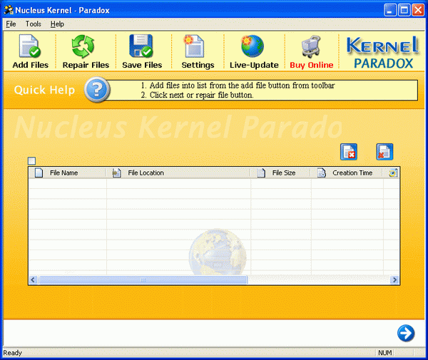 Paradox Database Recovery Software 4.03
