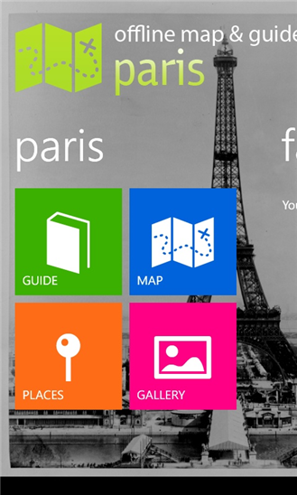Paris Offline Map & Guide 1.0.0.0