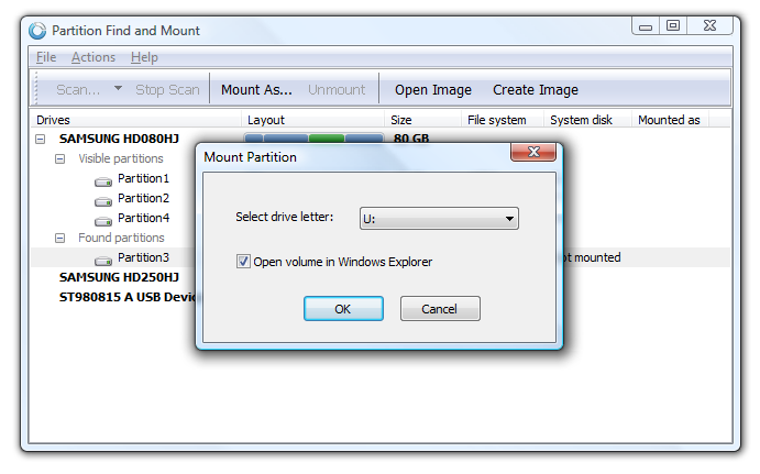 Partition Find and Mount 2.3