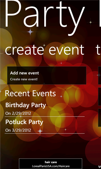 Party E-Invite 1.0.0.0