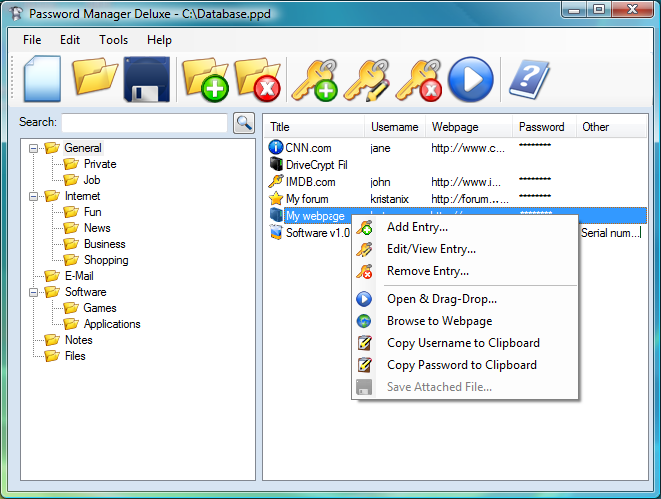 Password Manager Deluxe 3.824