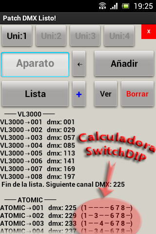 Patch DMX List (sp) 1.1.0
